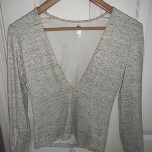 American Apparel: Low Cut Long Sleeve